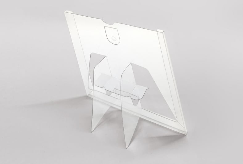 エコCDサイズカレンダー(PETケース) 後ろのイメージ