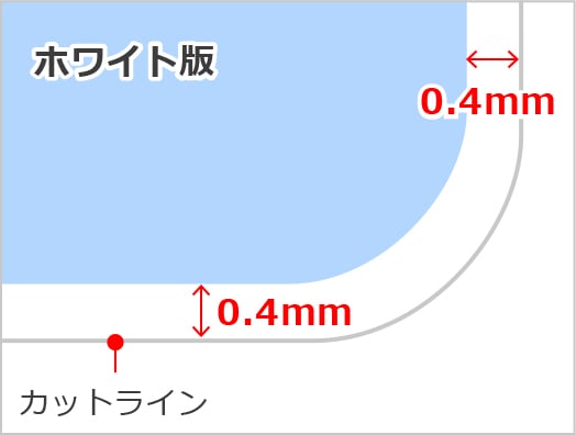 ホワイト版の仕上がりイメージ