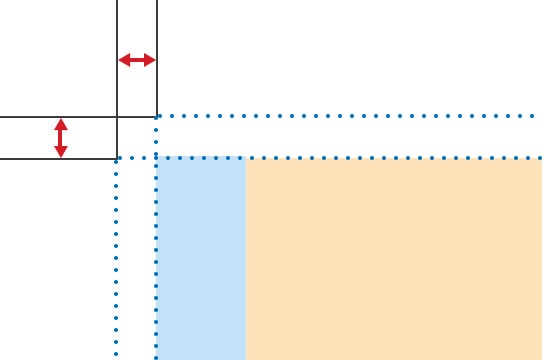 塗り足しNGの場合1
