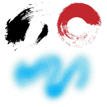 パスが非常に多いオブジェクトのイメージ