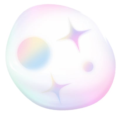 透明効果を多用しているオブジェクトのイメージ