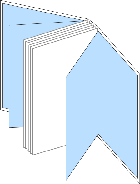 冊子見返しのイメージ