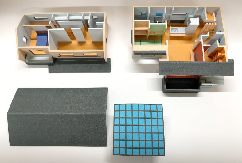 建築模型のフルカラー造形のイメージ