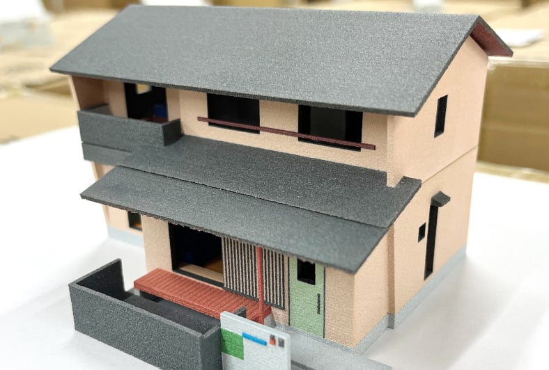 建築模型窓ガラス無しのイメージ