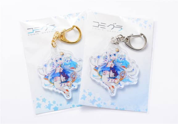 アクリルキーホルダー用台紙の使用イメージ