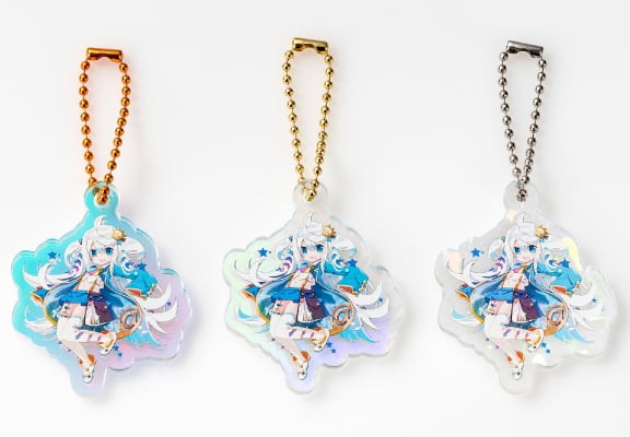 オーロラタイプは、3種類の素材から個性的なグッズを作成可能です。