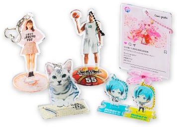 アクリルスタンドキーホルダーのイメージ