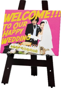 ウエルカムボード(サンクスボード)のイメージ