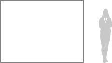 タテ180cm × ヨコ240cmのサイズイメージ