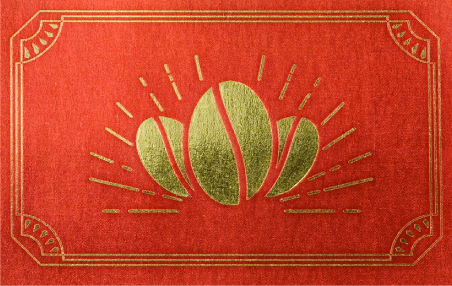 箔が全面引き、CMYKの一部が抜きの場合の印刷結果