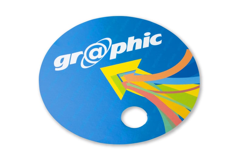 円形うちわ(ミシン目無し)のイメージ その1