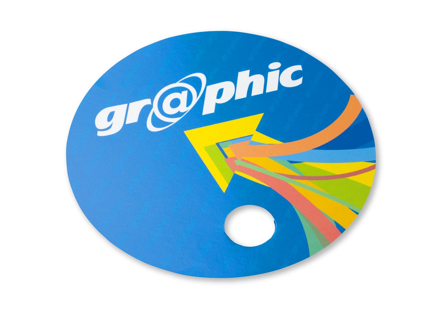 円形うちわ(ミシン目無し)のイメージ その1