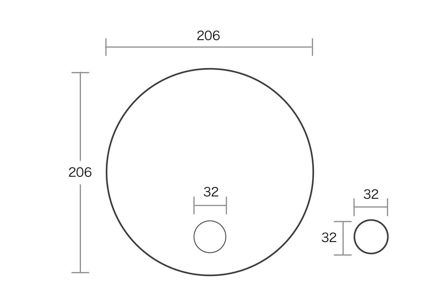 円形うちわ(ミシン目入り)のイメージ その3
