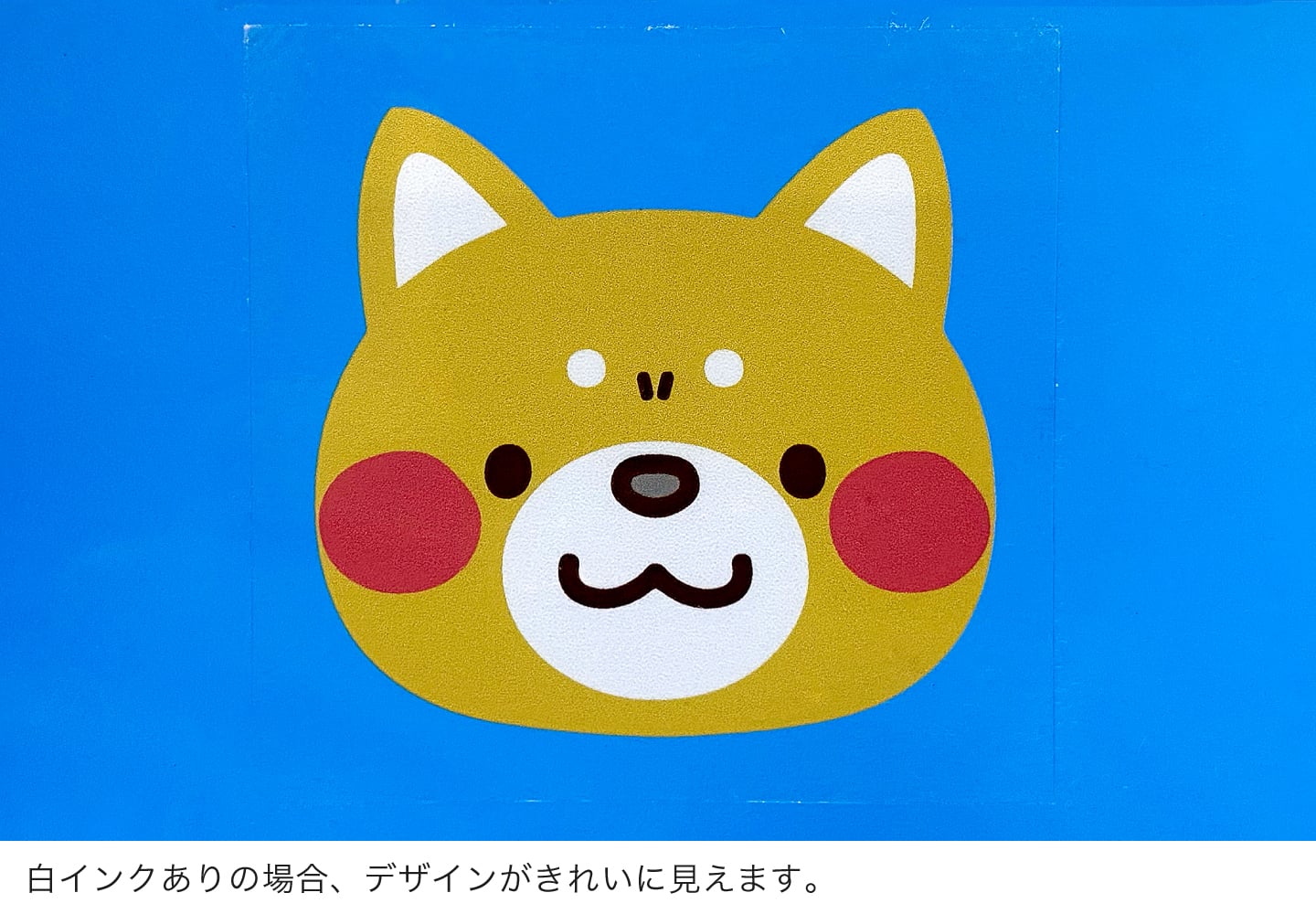 ホワイトインクありの拡大イメージ