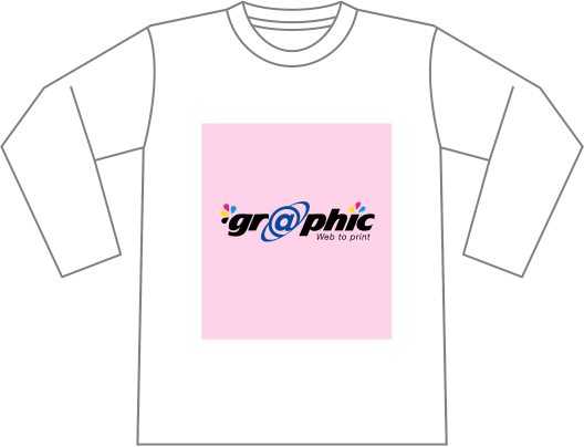 デザインがプリント範囲に収まっている状態