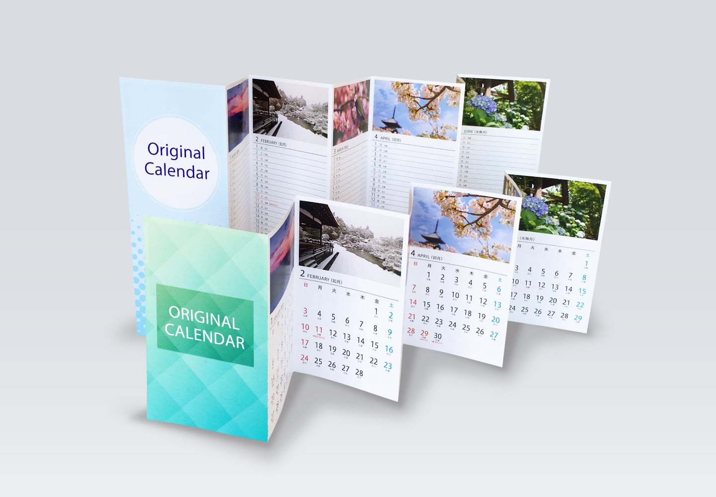 2024年オリジナルカレンダー印刷・作成 格安ネット印刷【グラフィック】