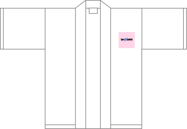 デザインがプリント範囲に収まっている状態