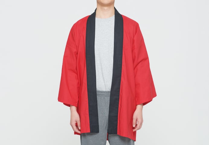 商品特徴 Fサイズ着用(175cm男性) フロントスタイル