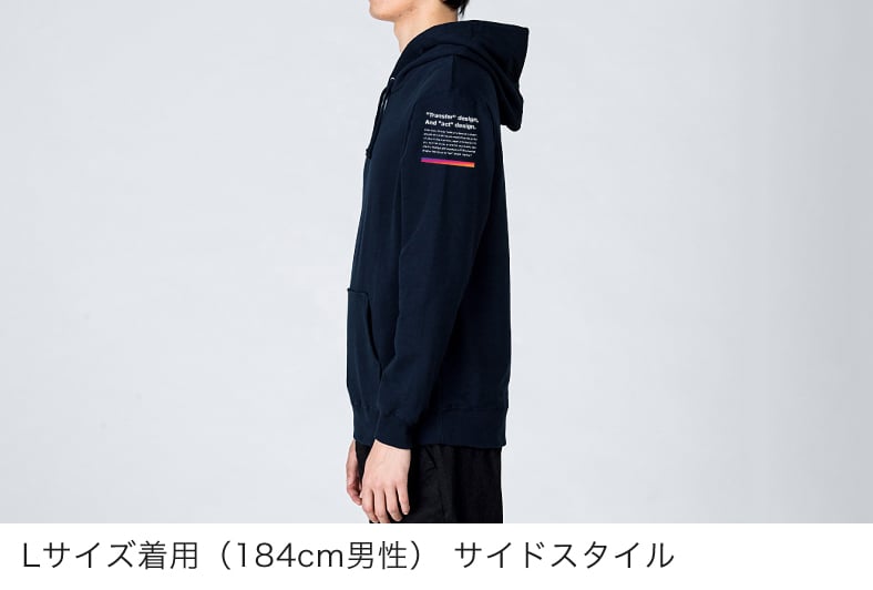 着用イメージ(横向き)