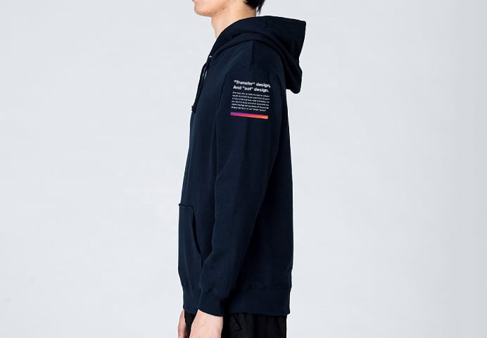 Lサイズ着用(184cm男性) サイドスタイル