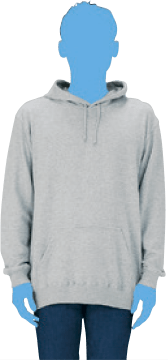 2XL(旧XXL)サイズの着用イメージ