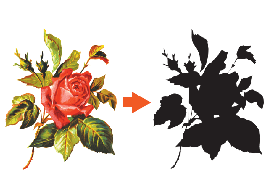 塗り無しの場合のホワイト版のイメージ