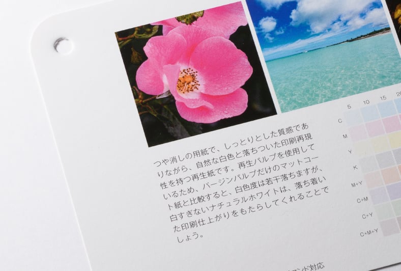 マットコート再生紙のイメージ