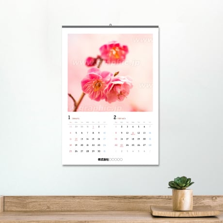 金具付カレンダーA3サイズのイメージ